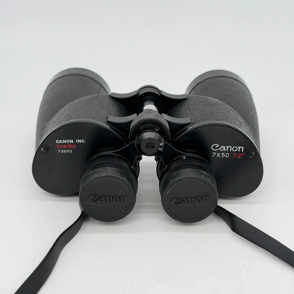 Canon 7x50 Binoculars 7.2 Degree Coated Optics Vintage Made in Japan with Case